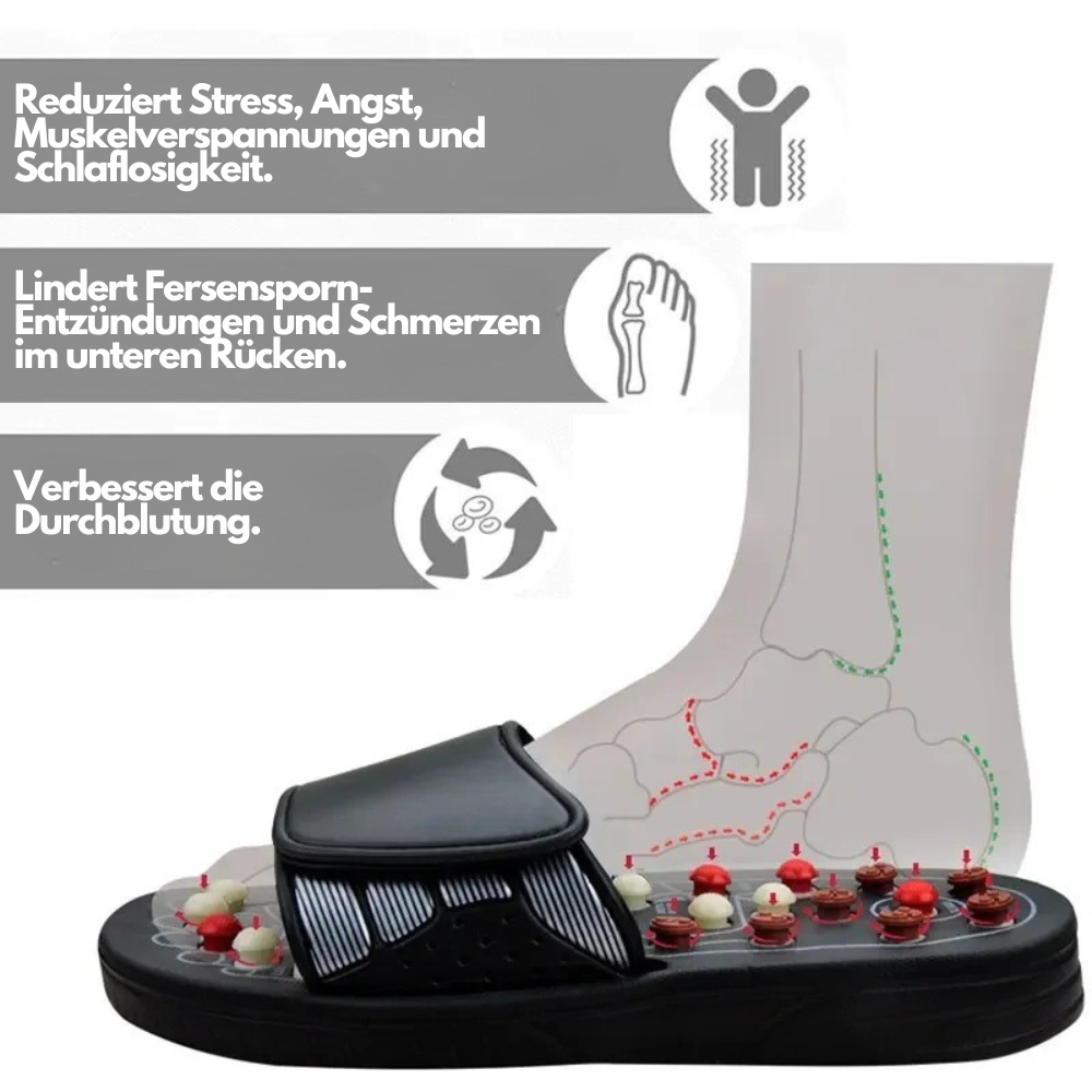 Massage Slipper + Handreflexzonen-Massage-Handschuhe Gratis (Wert 19,99€)