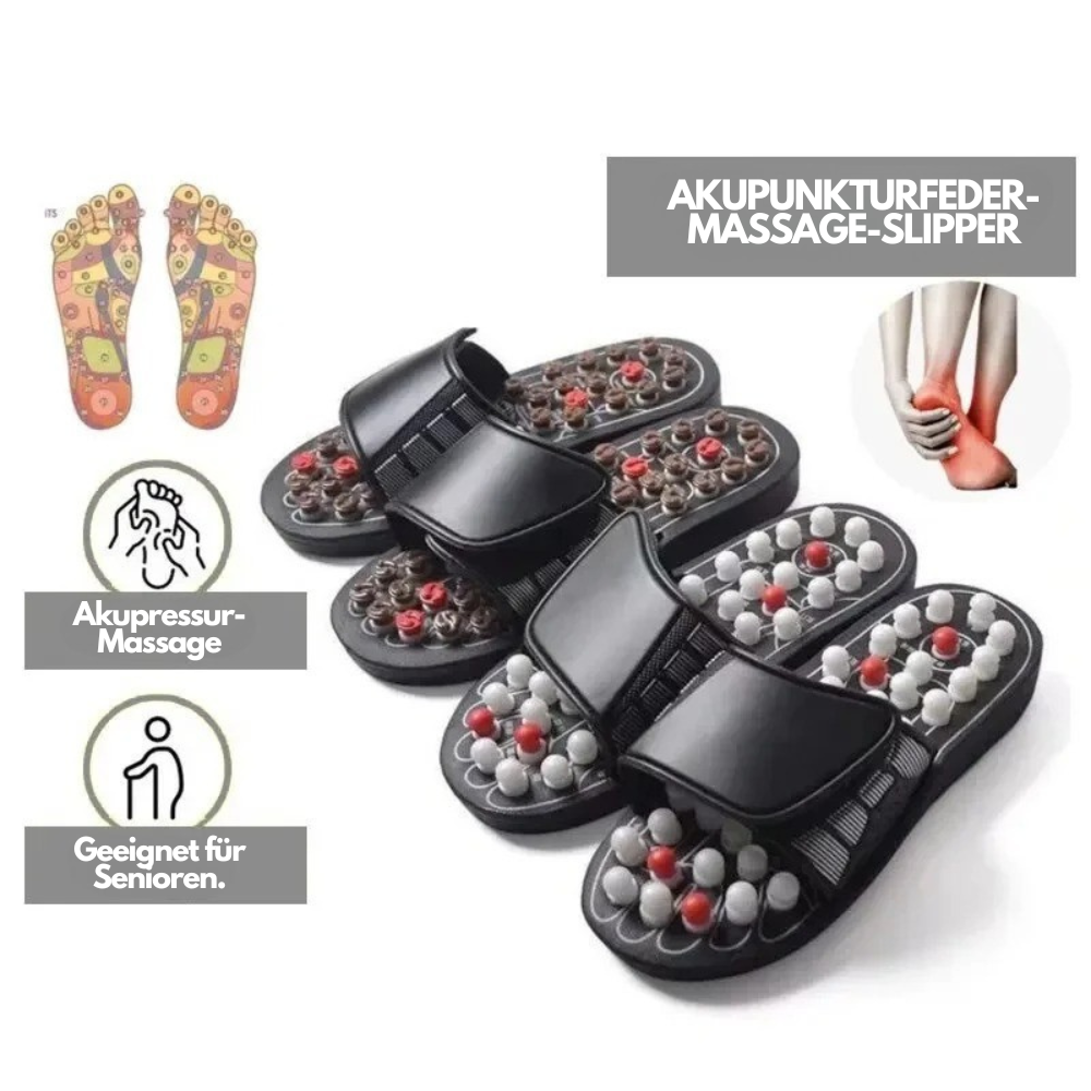 Massage Slipper + Handreflexzonen-Massage-Handschuhe Gratis (Wert 19,99€)