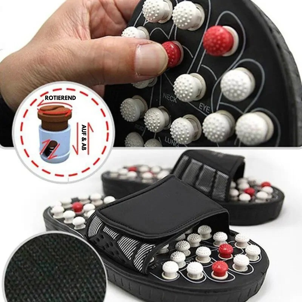 Massage Slipper + Handreflexzonen-Massage-Handschuhe Gratis (Wert 19,99€)