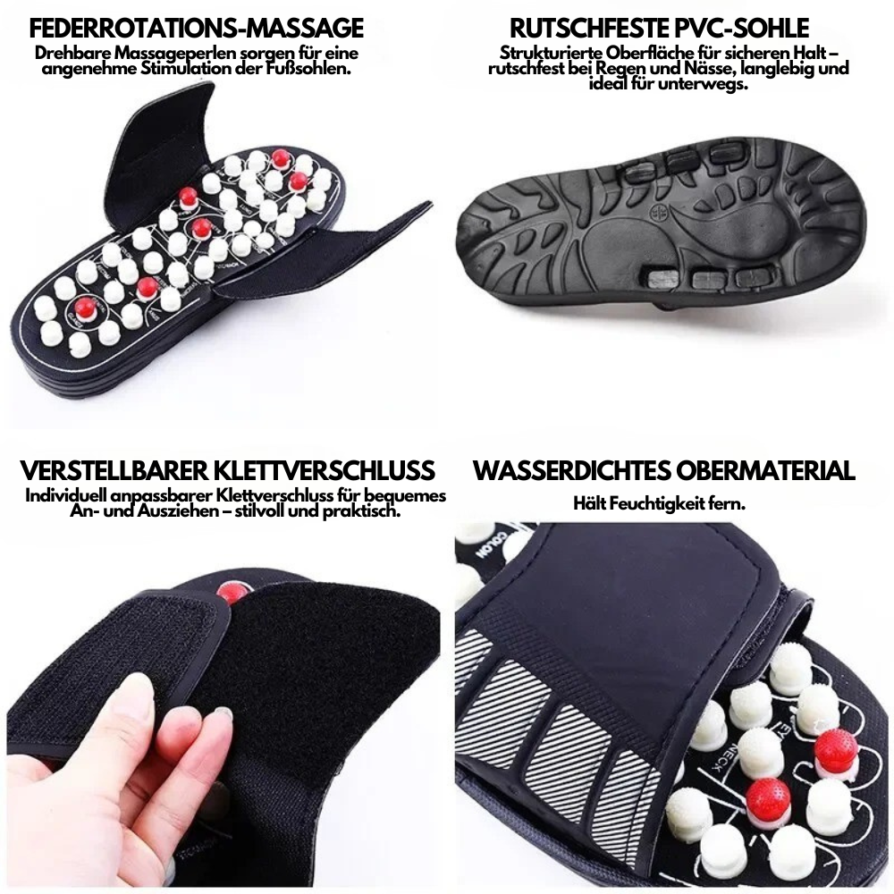 Massage Slipper + Handreflexzonen-Massage-Handschuhe Gratis (Wert 19,99€)