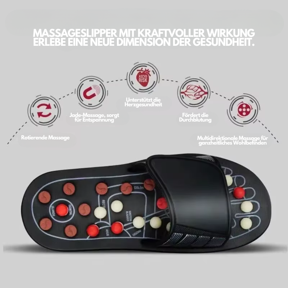 Massage Slipper + Handreflexzonen-Massage-Handschuhe Gratis (Wert 19,99€)